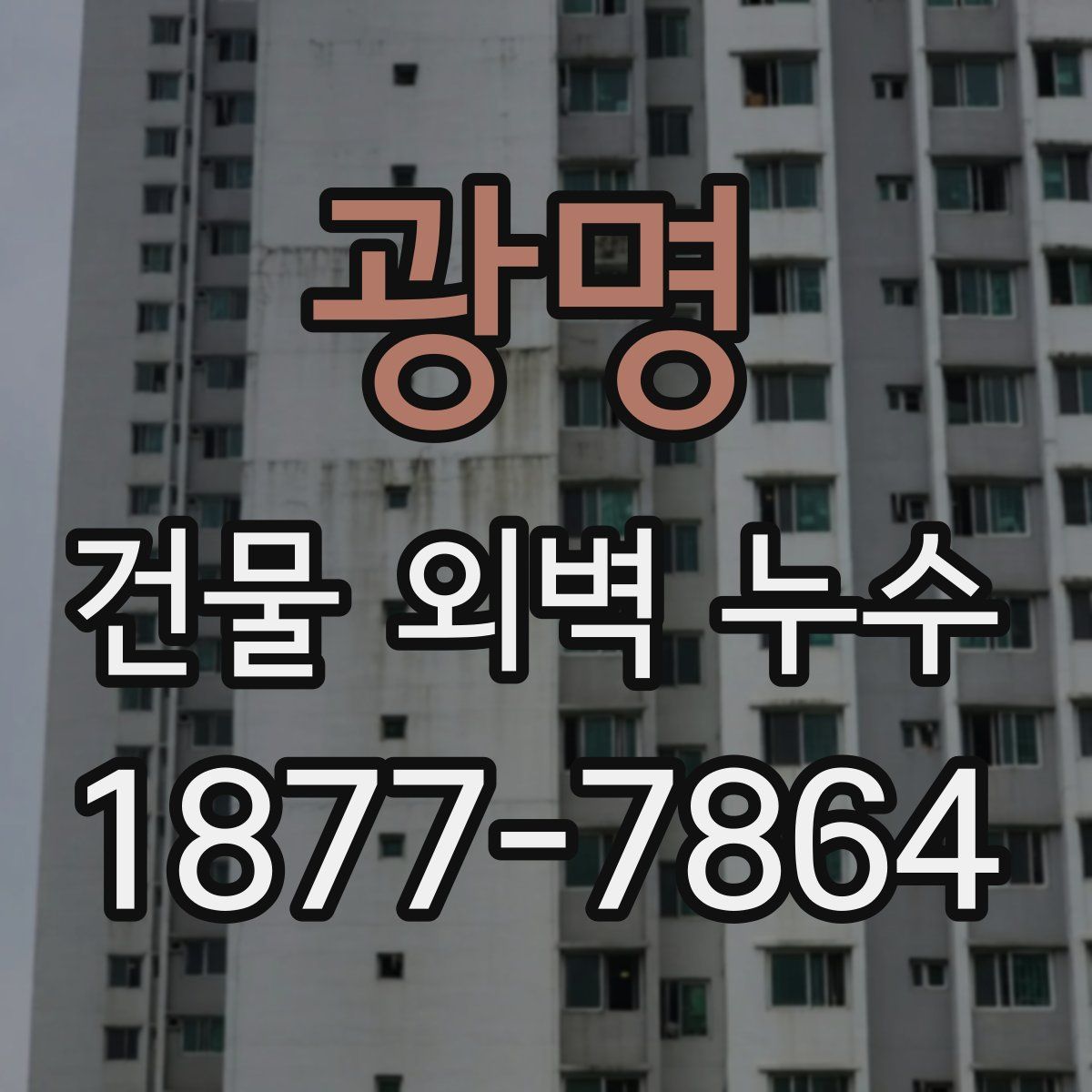 광명 건물 외벽 누수