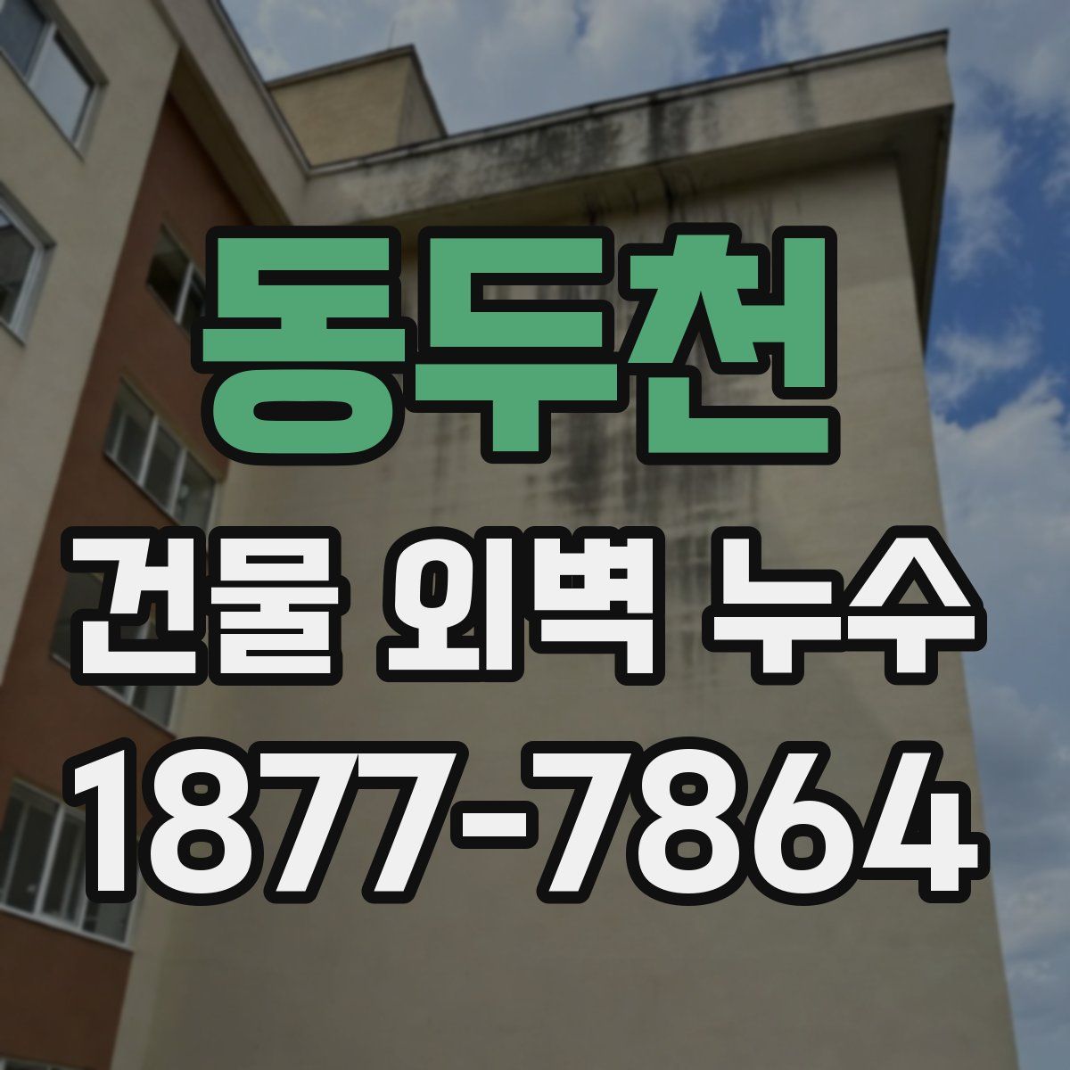 동두천 건물 외벽 누수
