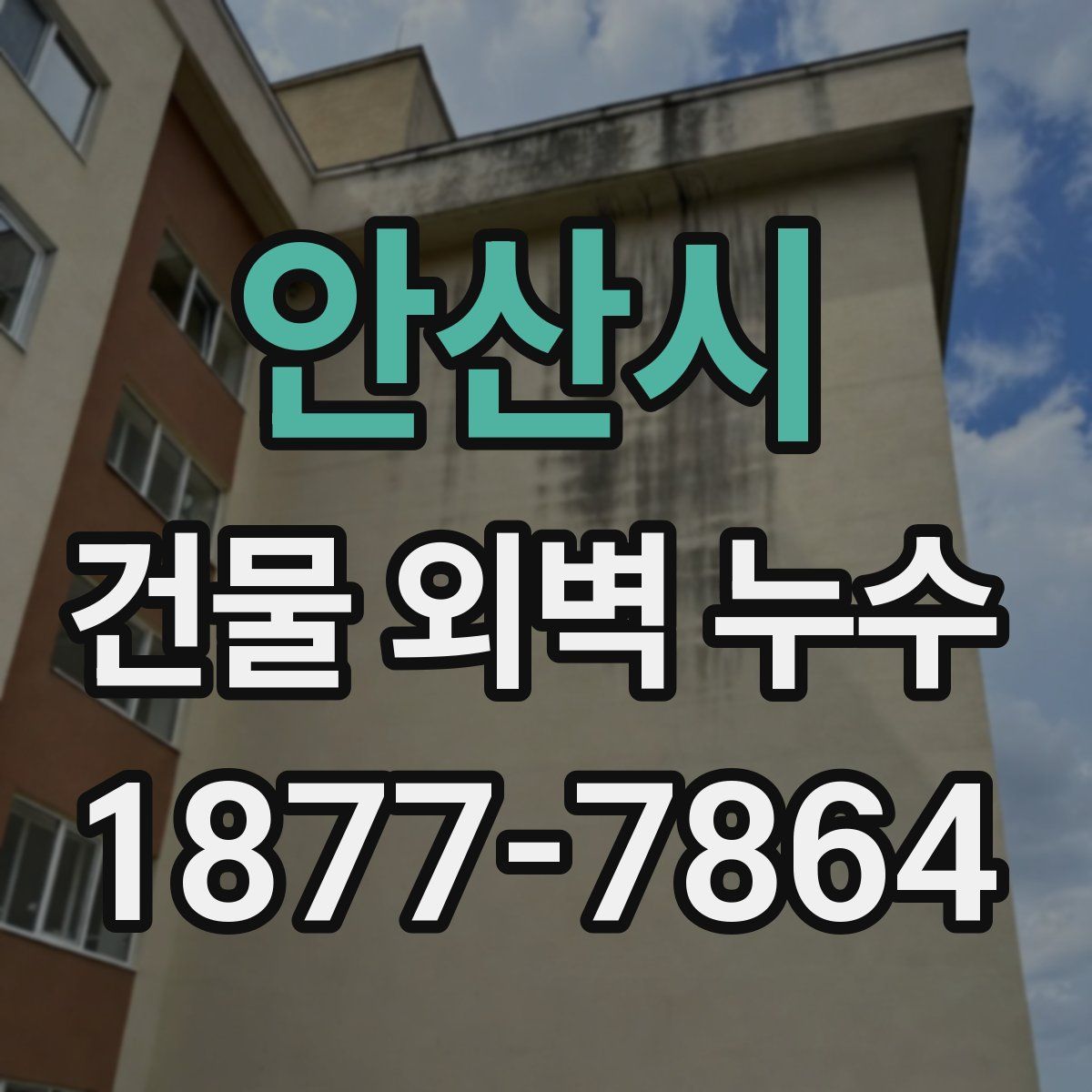 안산시 건물 외벽 누수
