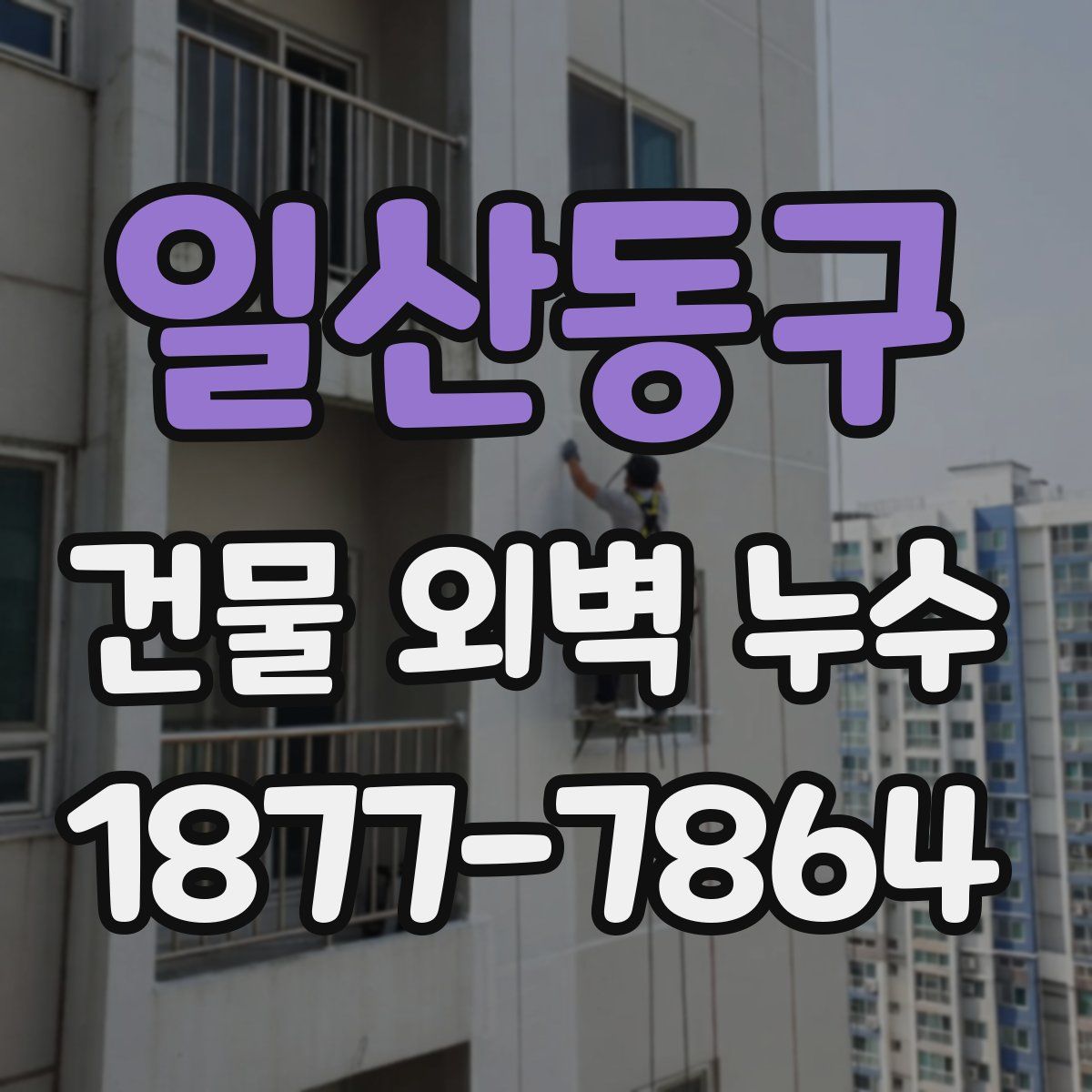 일산동구 건물 외벽 누수