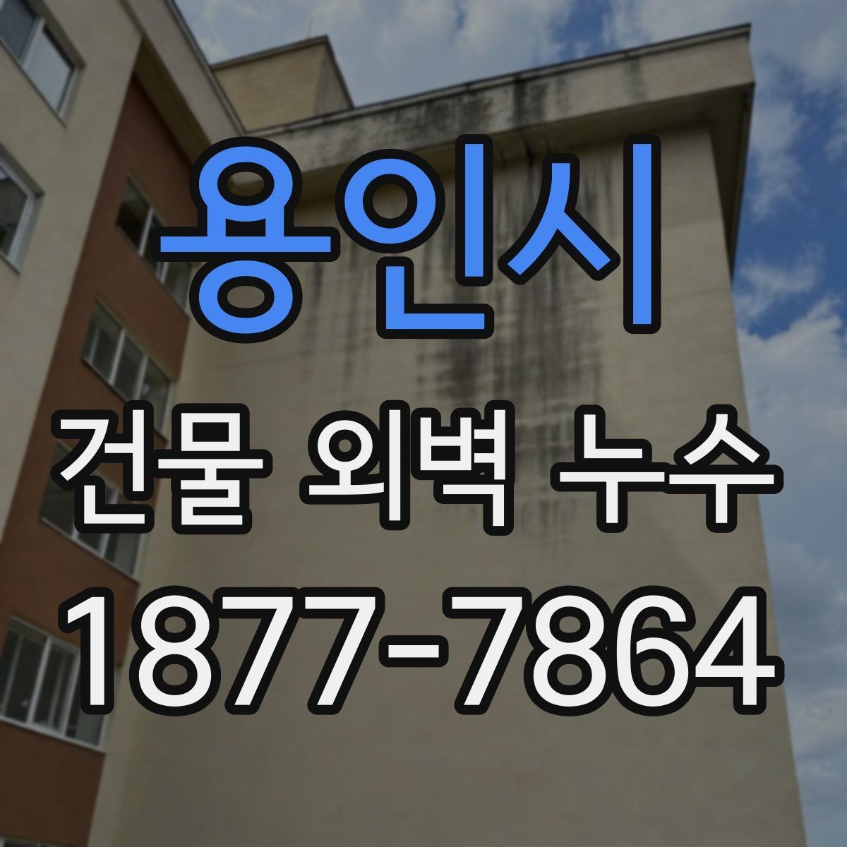 용인시 건물 외벽 누수 발생 위치에 따른 원인 차이