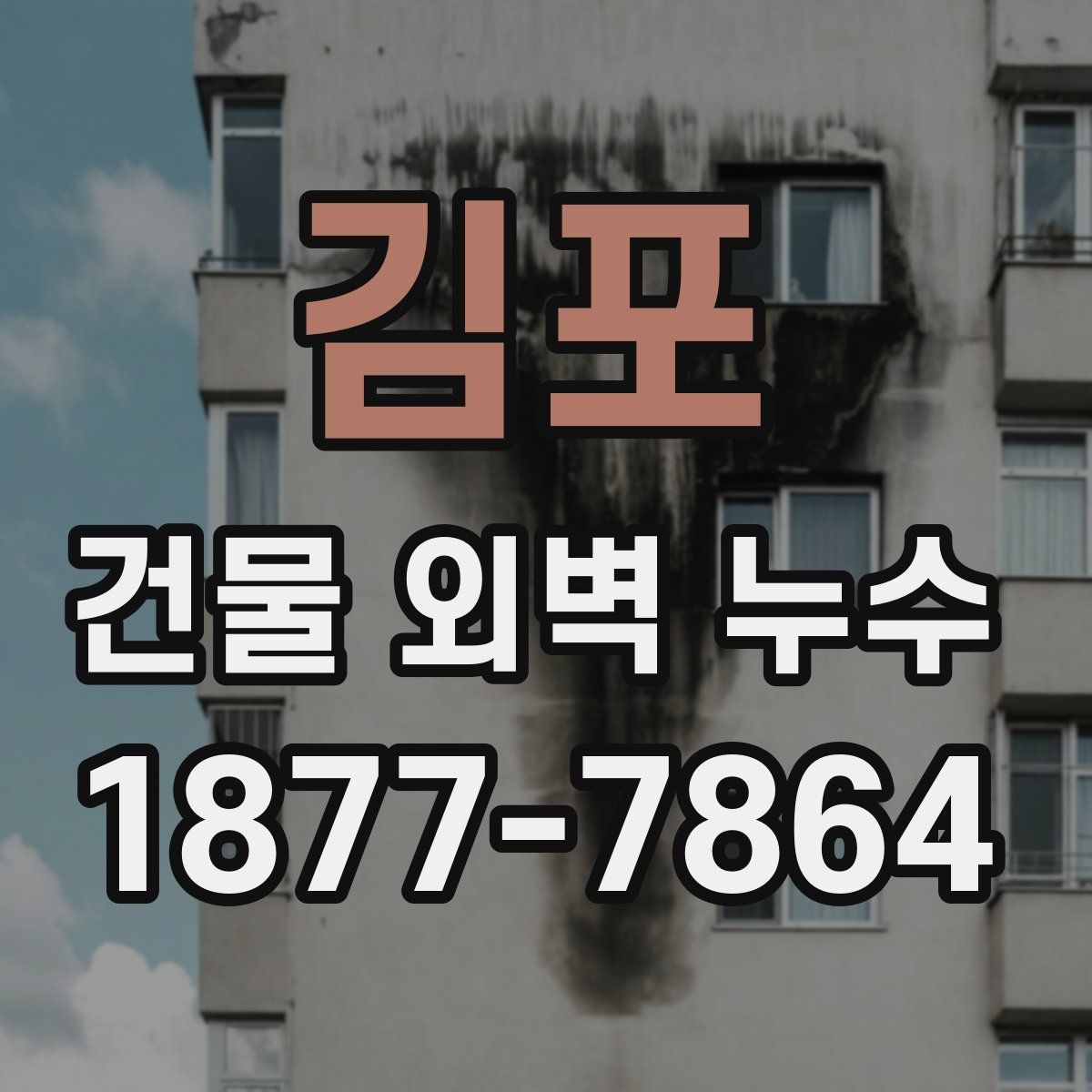 김포 건물 외벽 누수