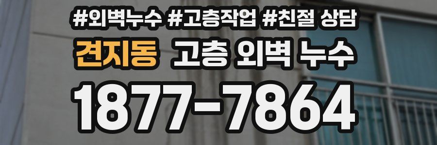 견지동 고층 외벽 누수