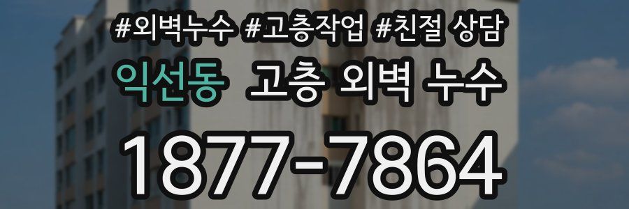 익선동 고층 외벽 누수