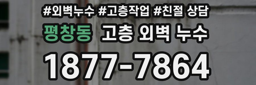 평창동 고층 외벽 누수