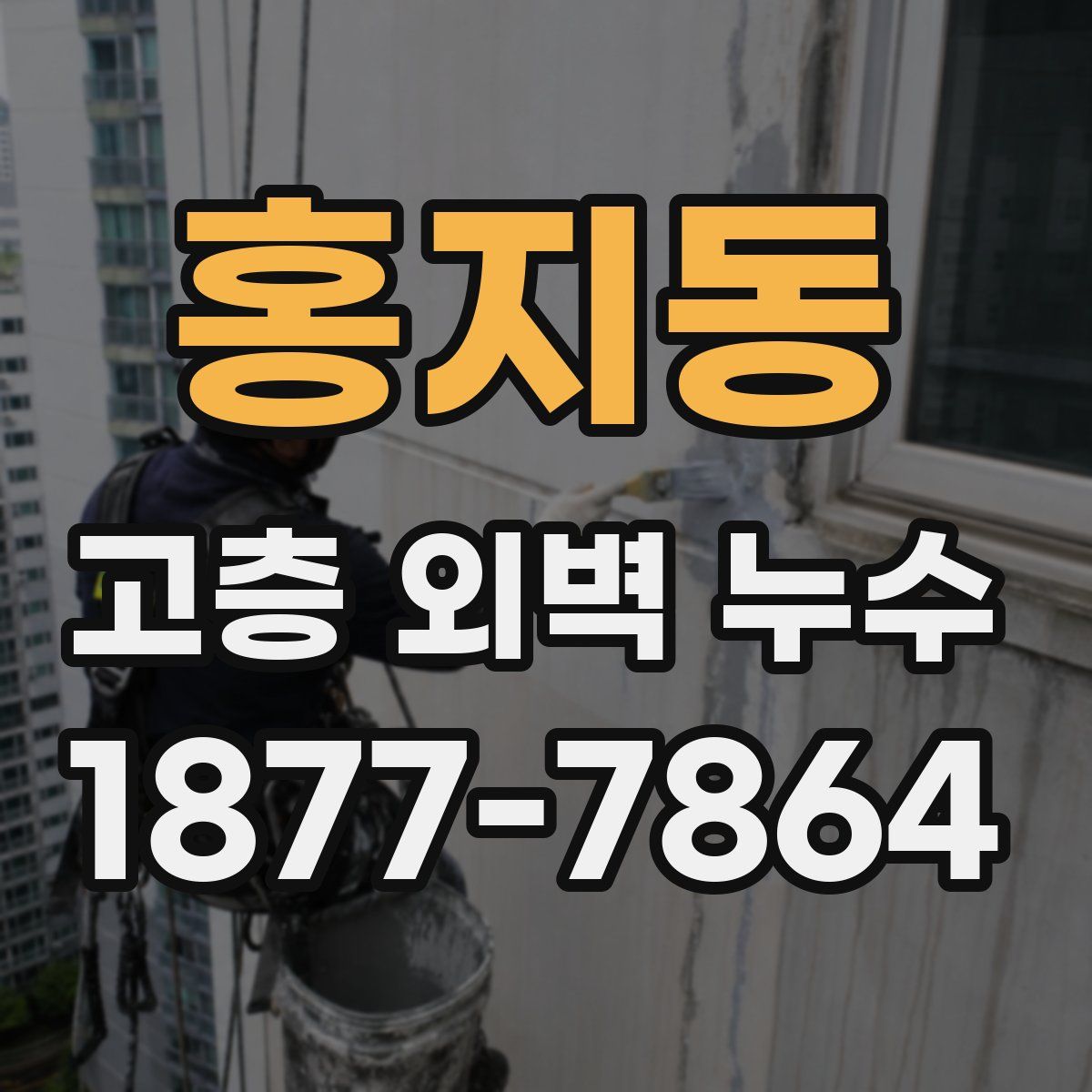 홍지동 고층 외벽 누수