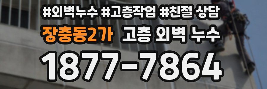 장충동2가 고층 외벽 누수