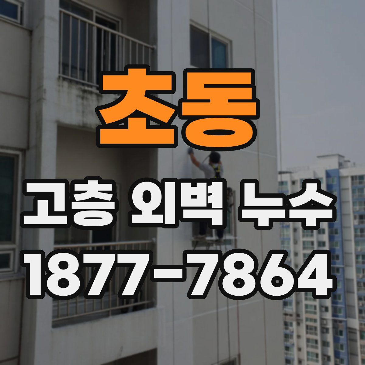 초동 고층 외벽 누수