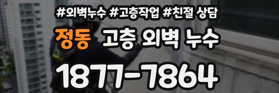 정동 고층 외벽 누수