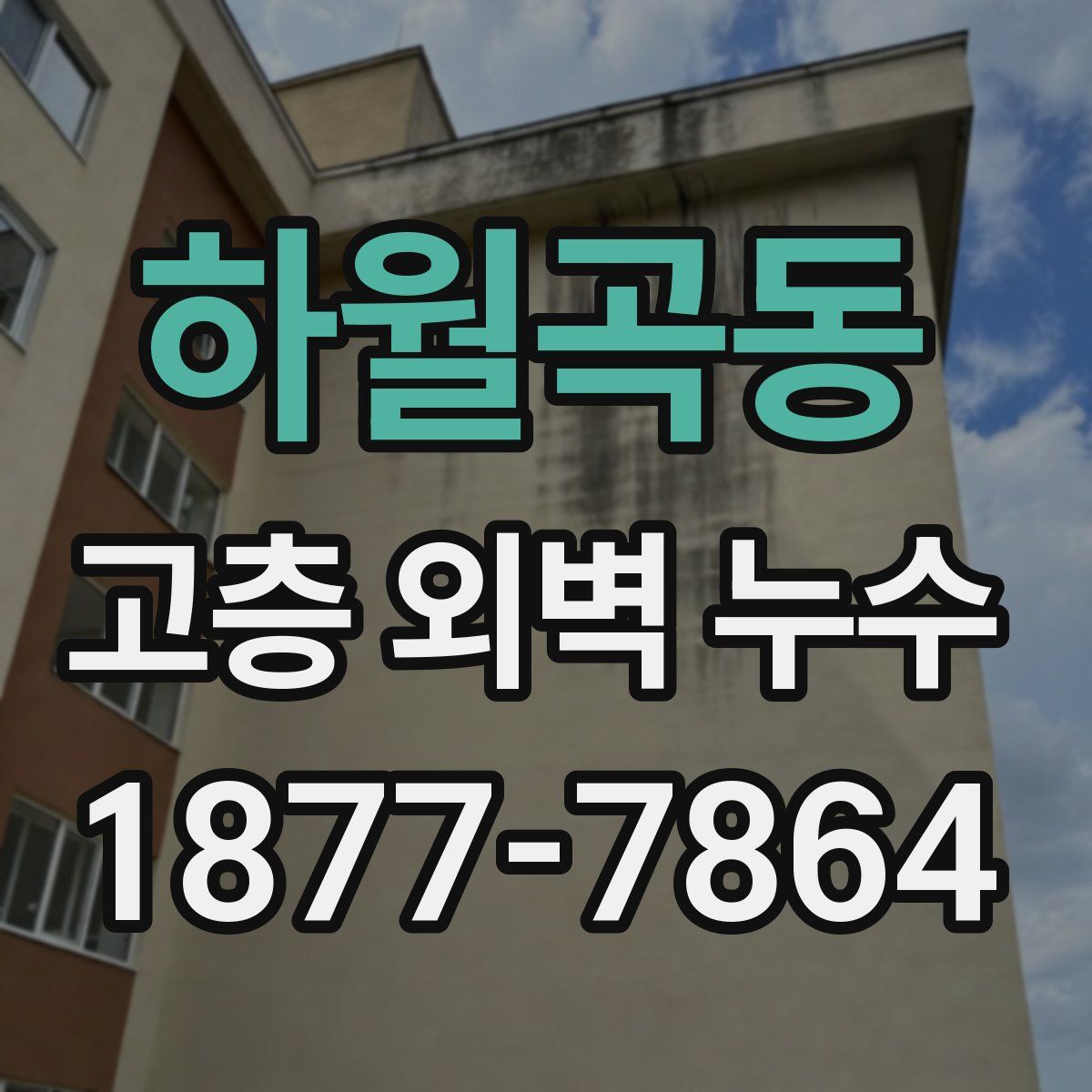 하월곡동 고층 외벽 누수