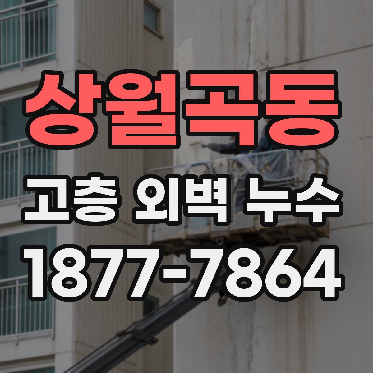 상월곡동 고층 외벽 누수