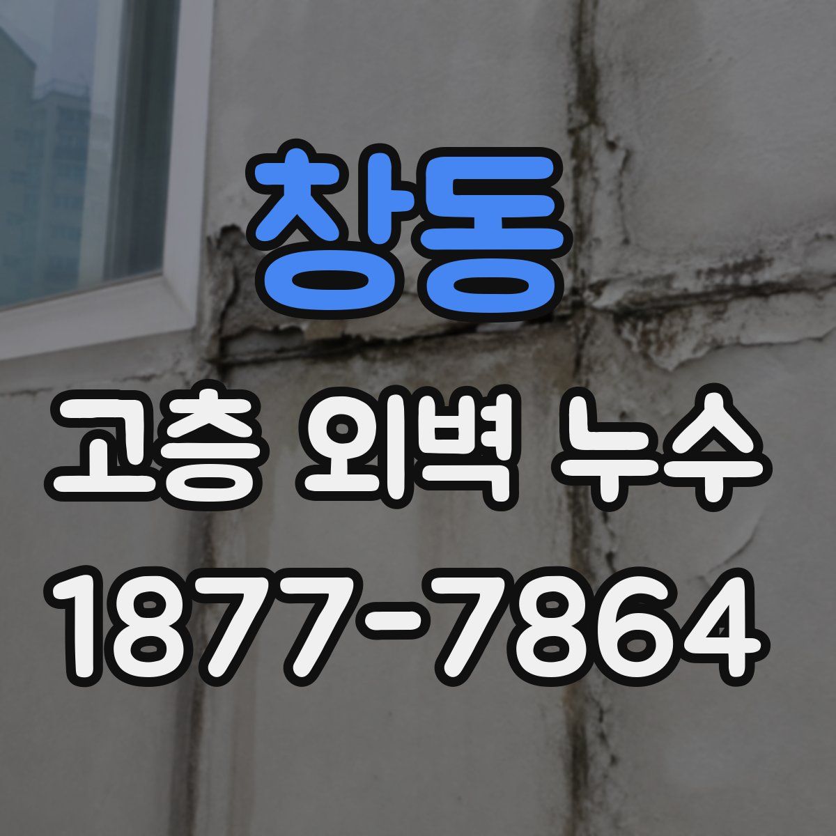 창동 고층 외벽 누수