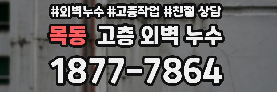 목동 고층 외벽 누수
