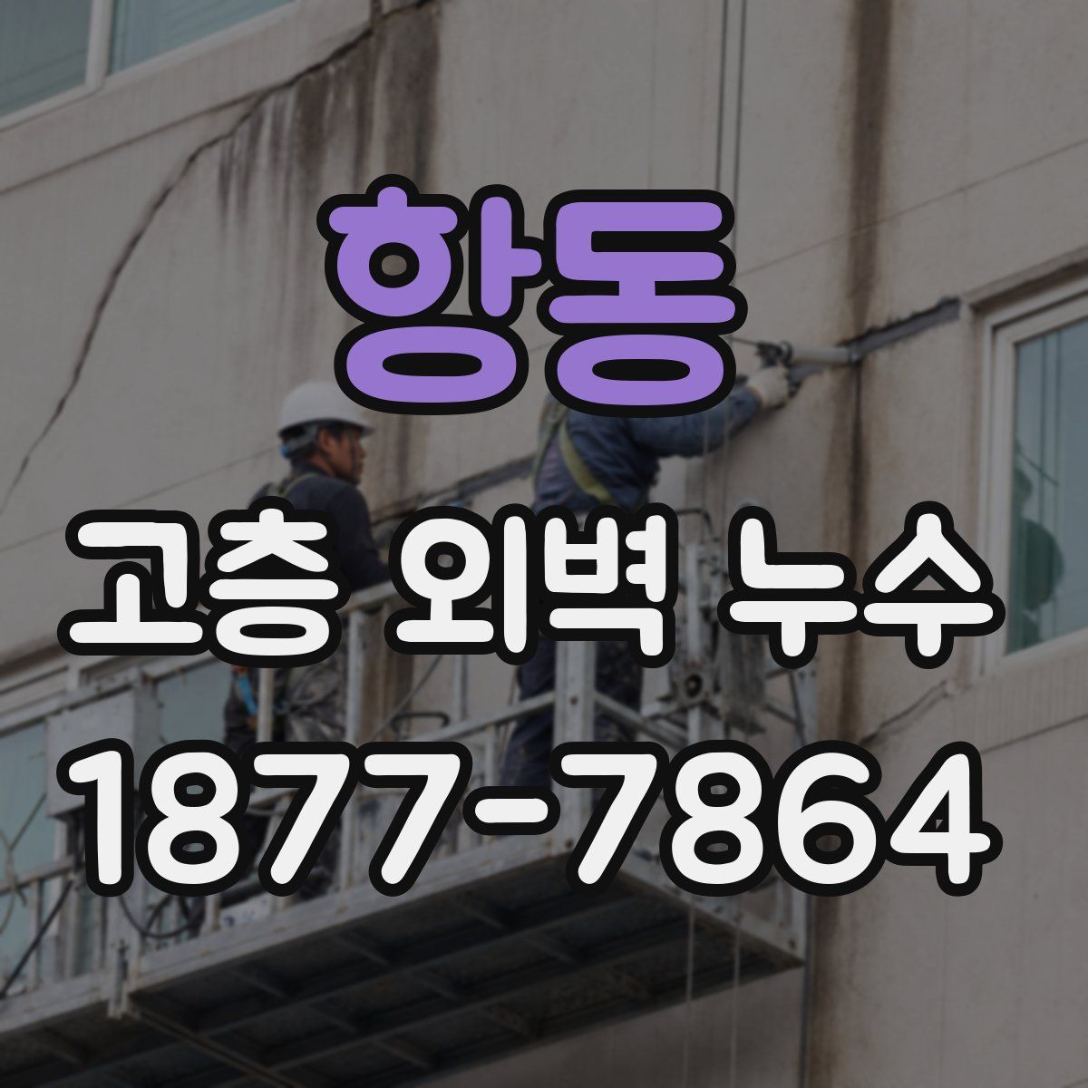 항동 고층 외벽 누수