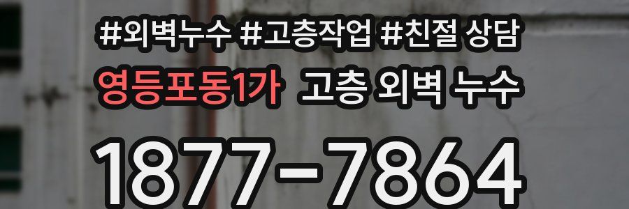 영등포동1가 고층 외벽 누수