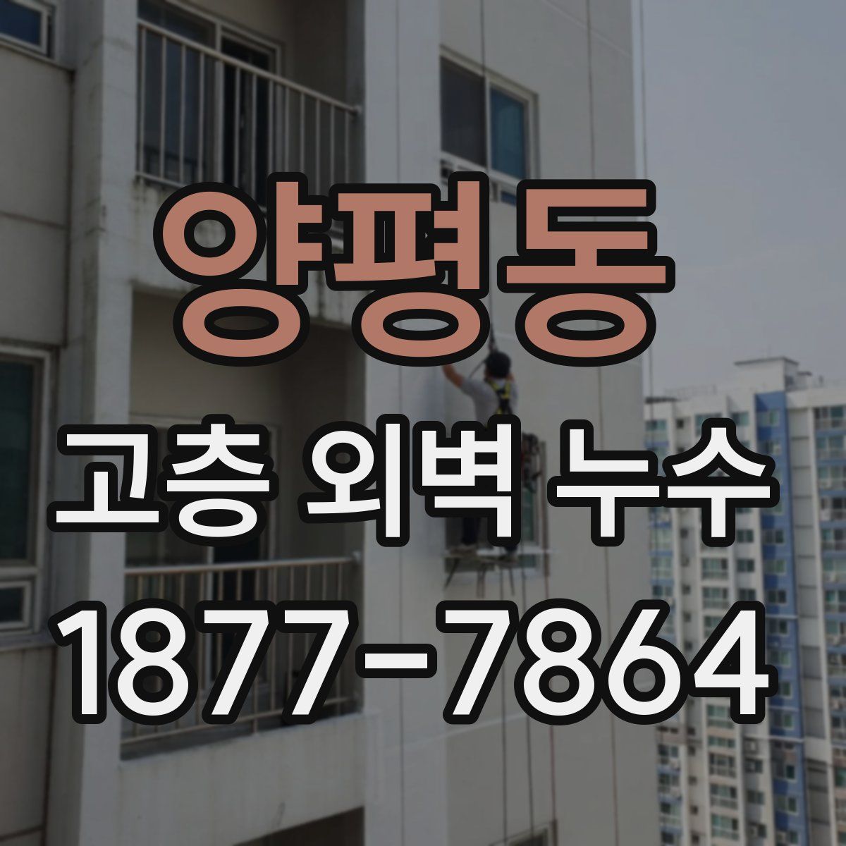 양평동 고층 외벽 누수