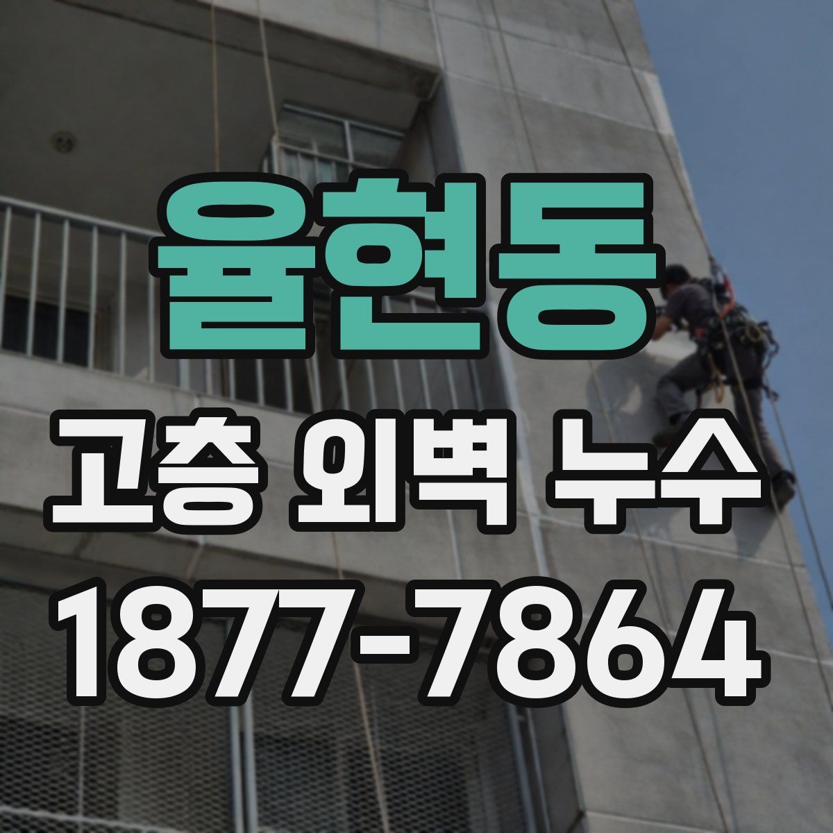 율현동 고층 외벽 누수