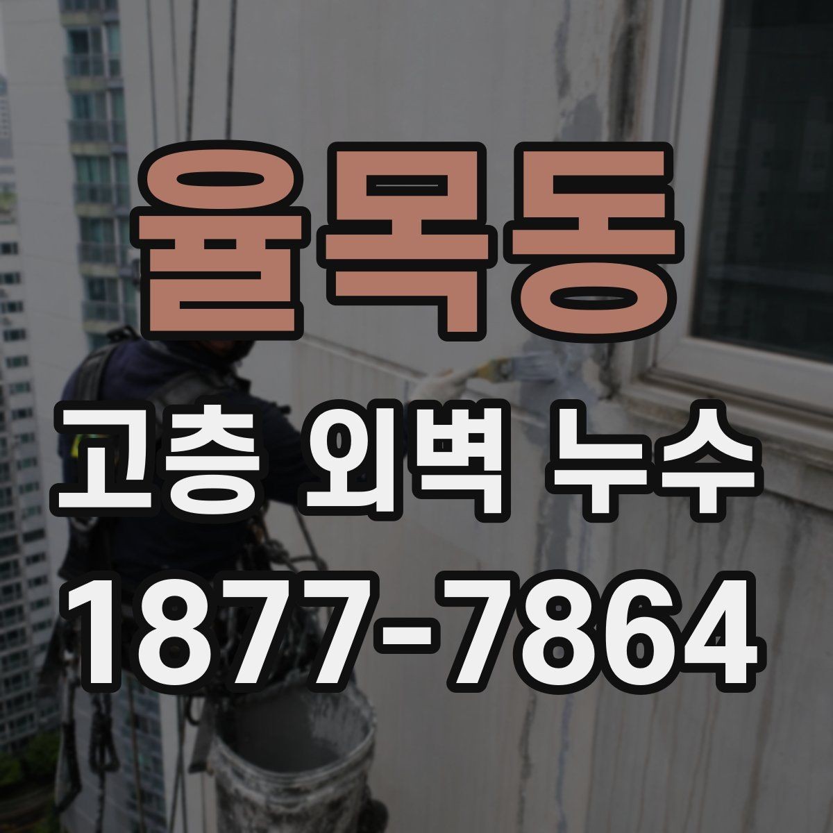 율목동 고층 외벽 누수 보수 범위는 어디까지일까