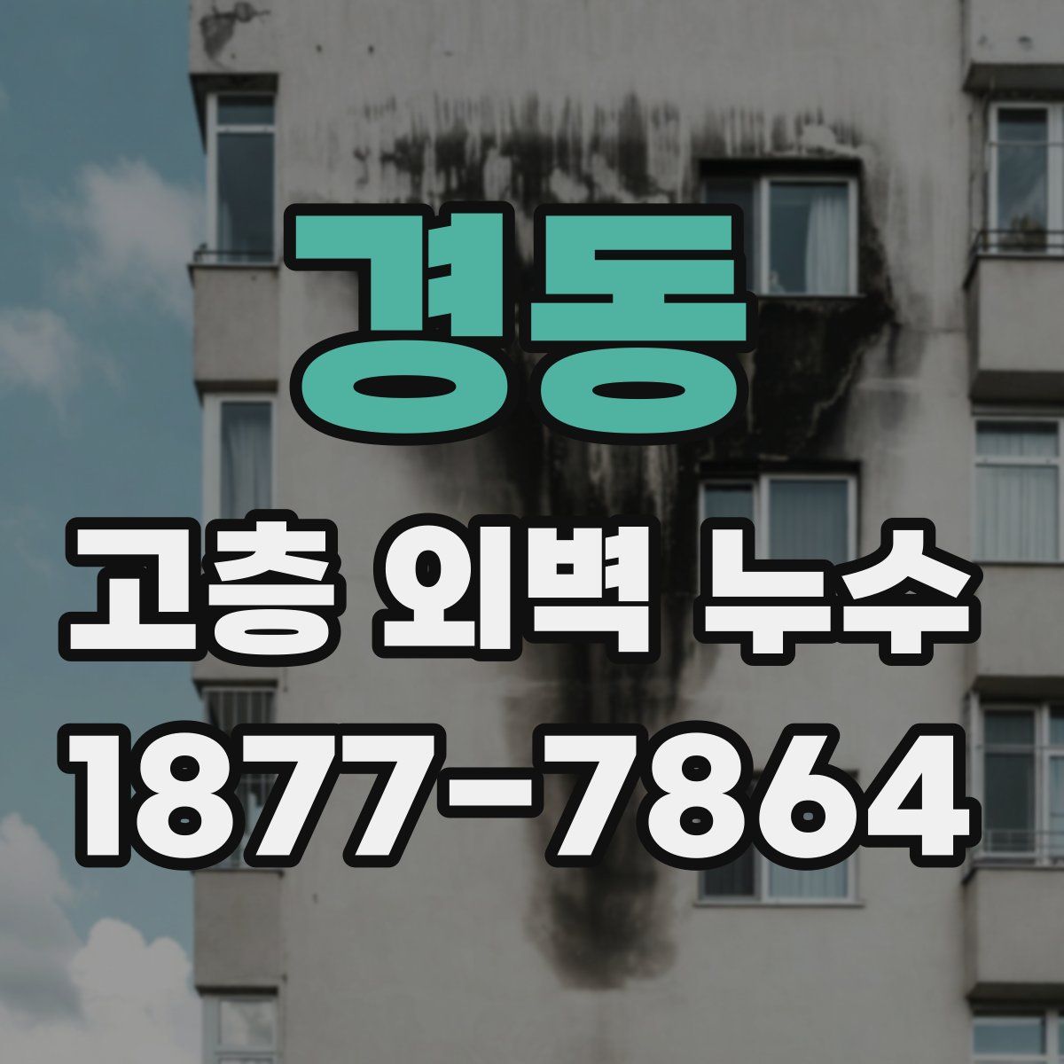경동 고층 외벽 누수