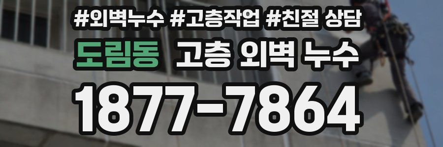 도림동 고층 외벽 누수