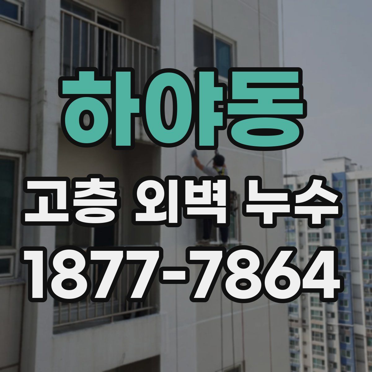 하야동 고층 외벽 누수