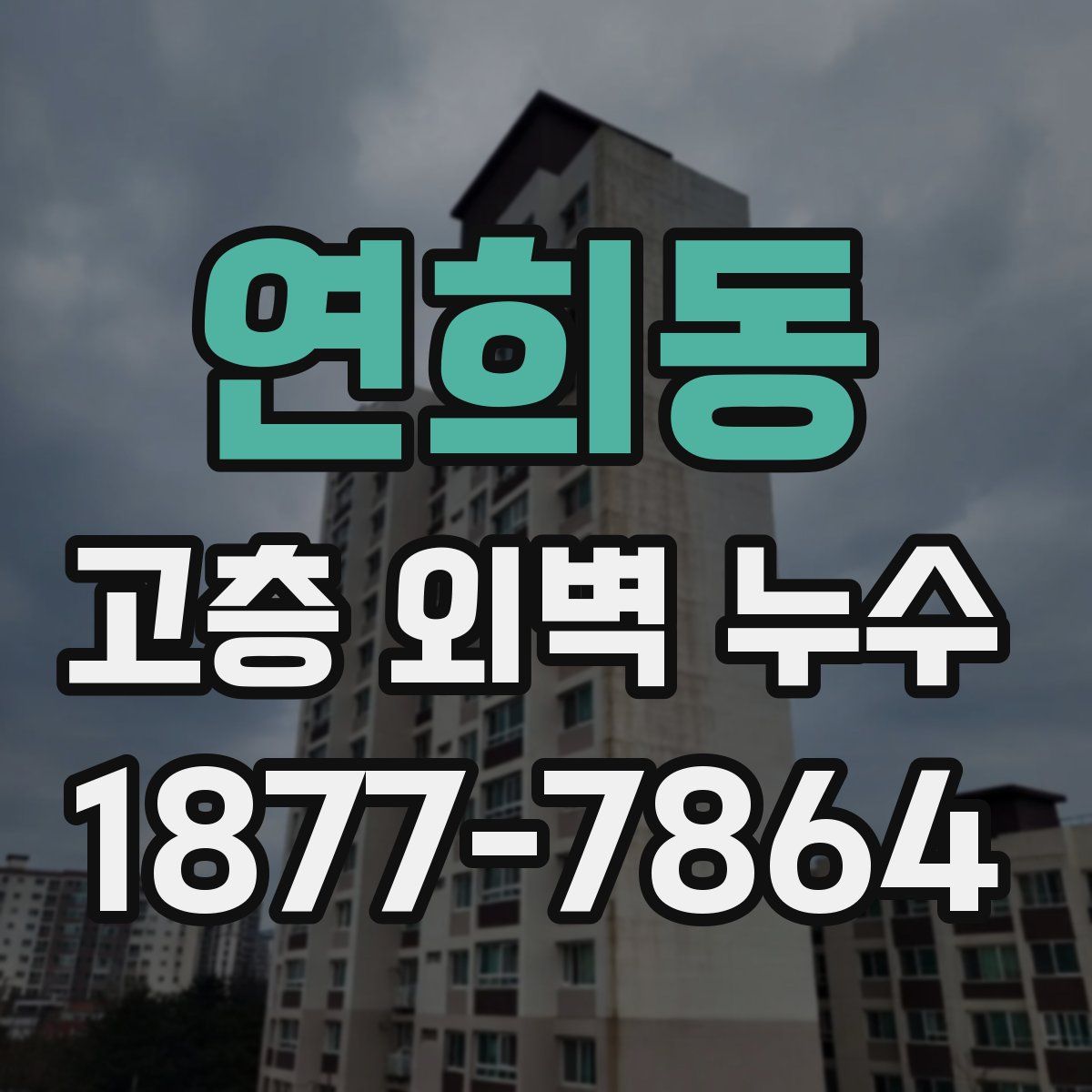 연희동 고층 외벽 누수