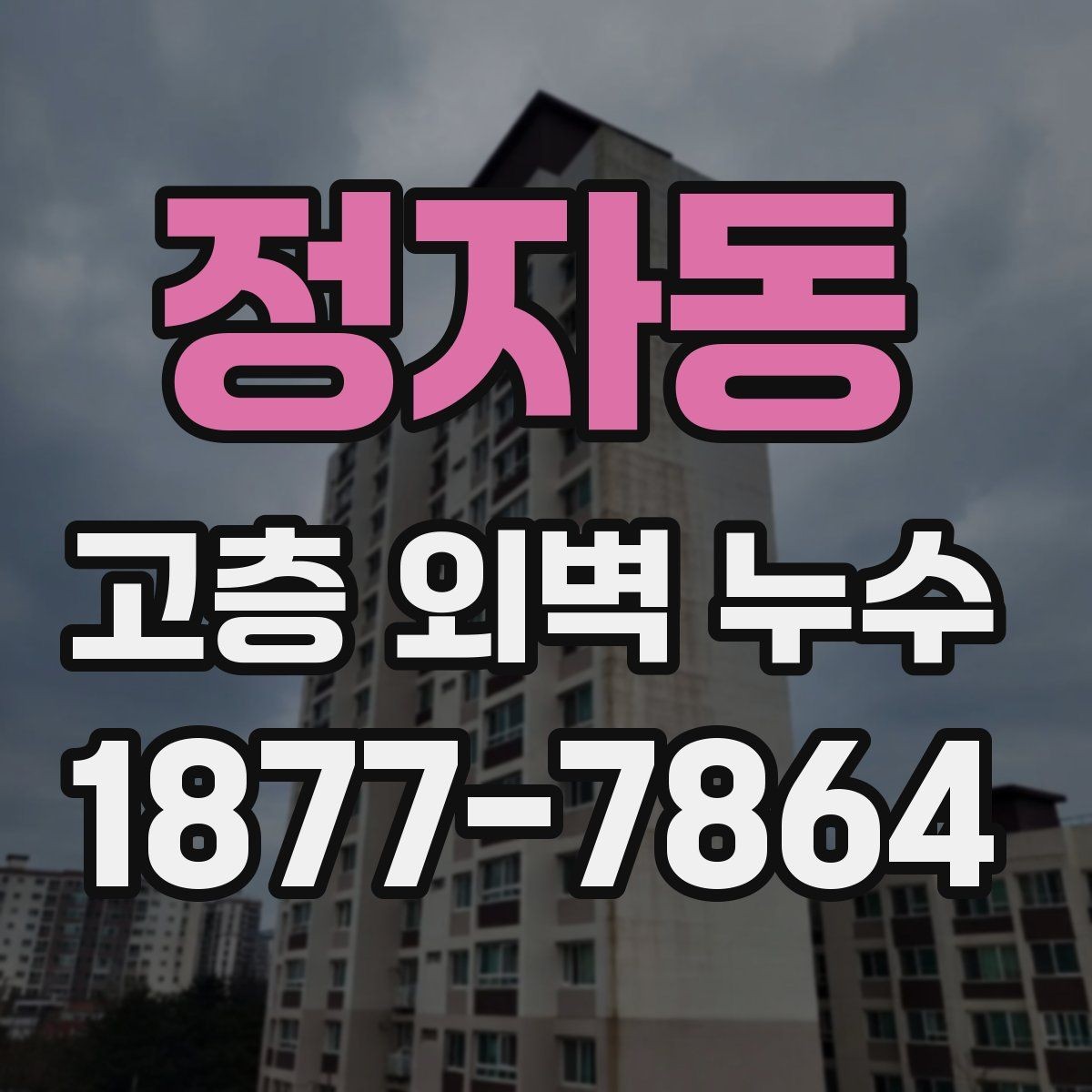 정자동 고층 외벽 누수 자주 놓치는 취약 부위