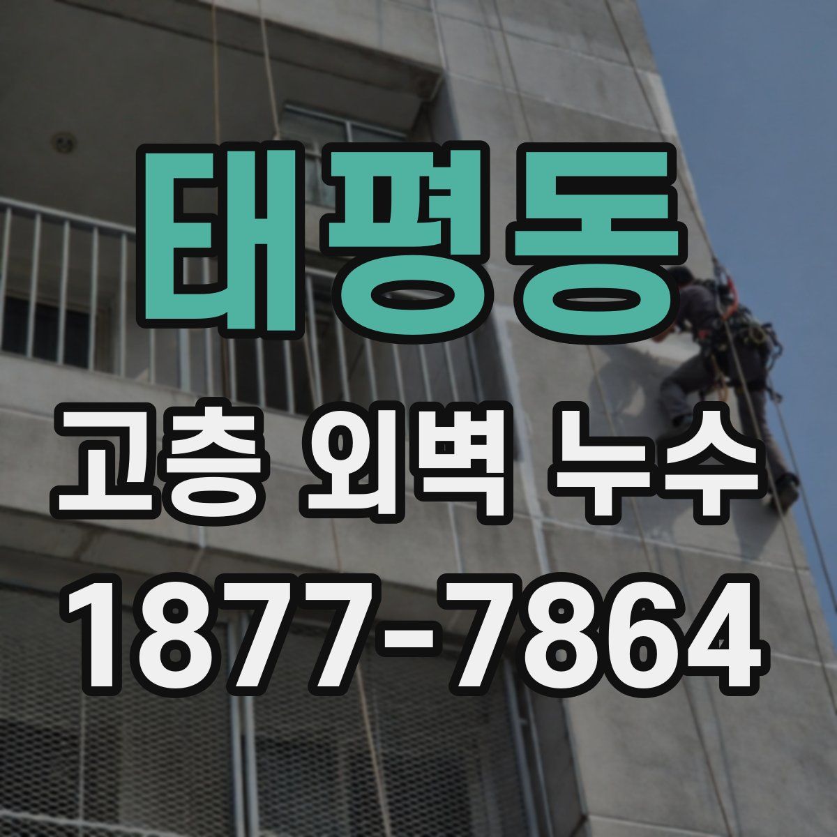 태평동 고층 외벽 누수