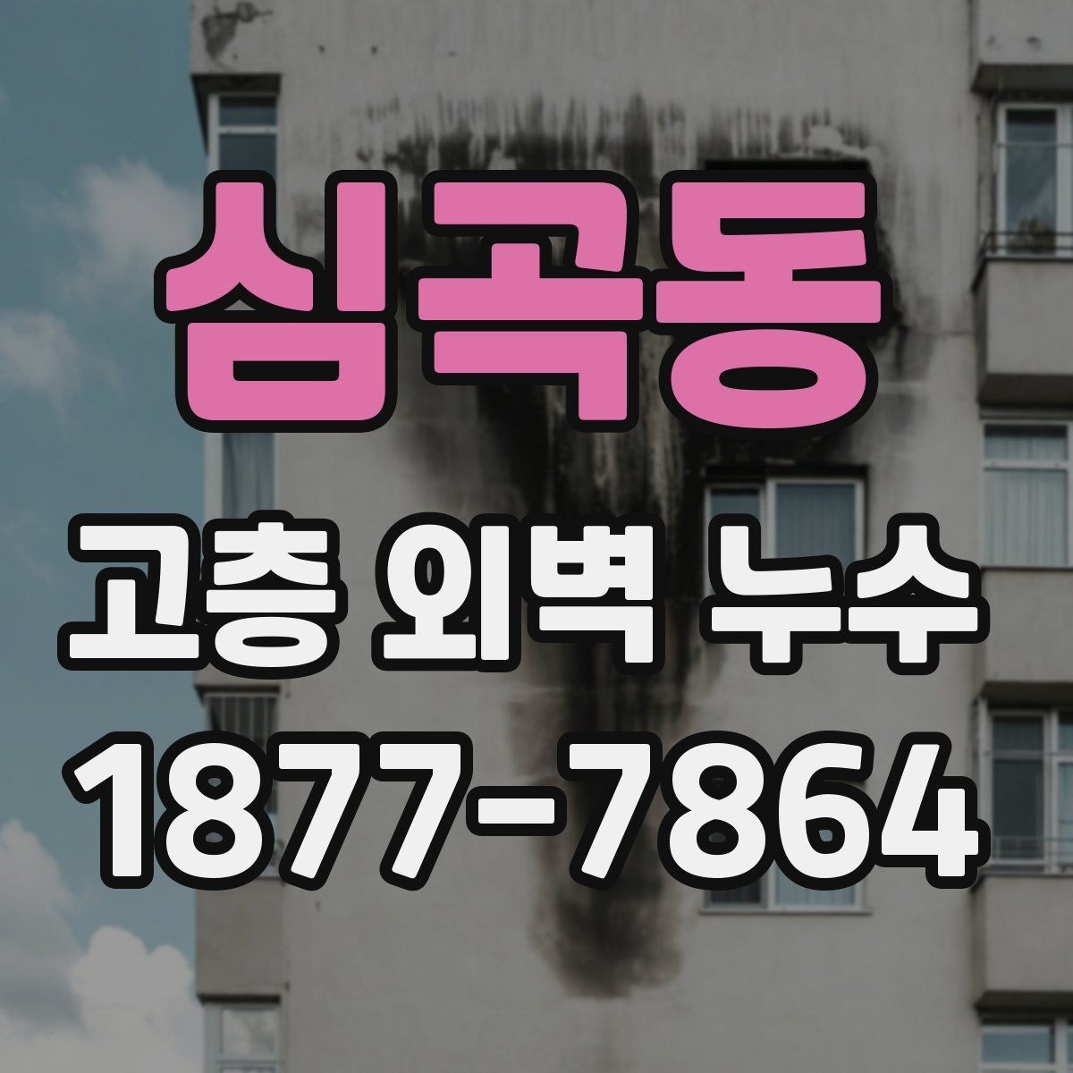 심곡동 고층 외벽 누수 보수 후 확인해야 할 마감 상태