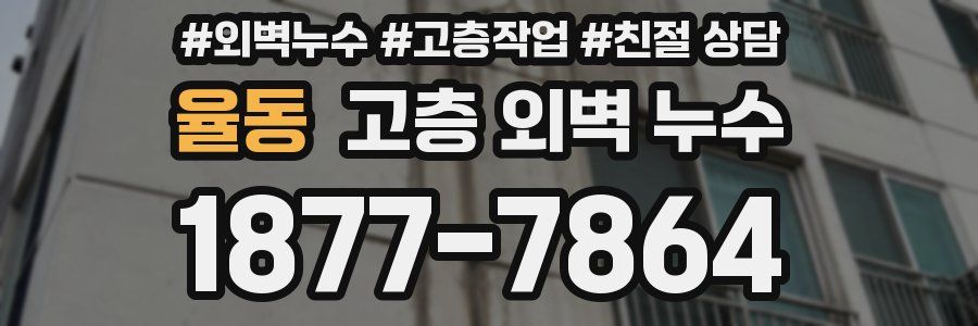 율동 고층 외벽 누수