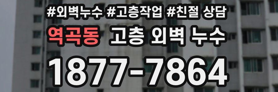 역곡동 고층 외벽 누수
