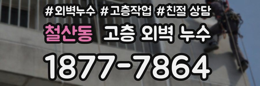 철산동 고층 외벽 누수