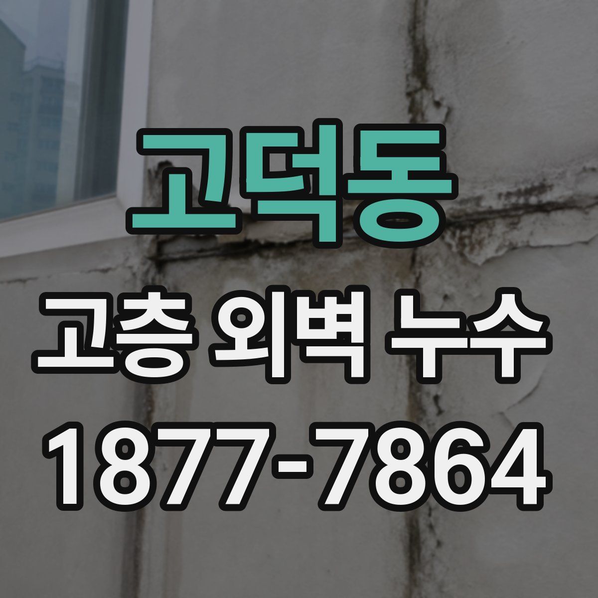 고덕동 고층 외벽 누수
