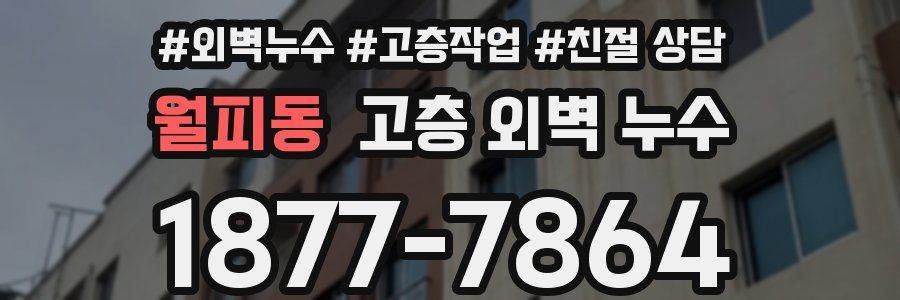 월피동 고층 외벽 누수