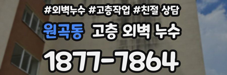 원곡동 고층 외벽 누수