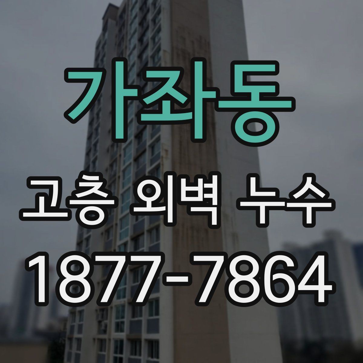 가좌동 고층 외벽 누수 점검 후 보고서에서 보는 내용