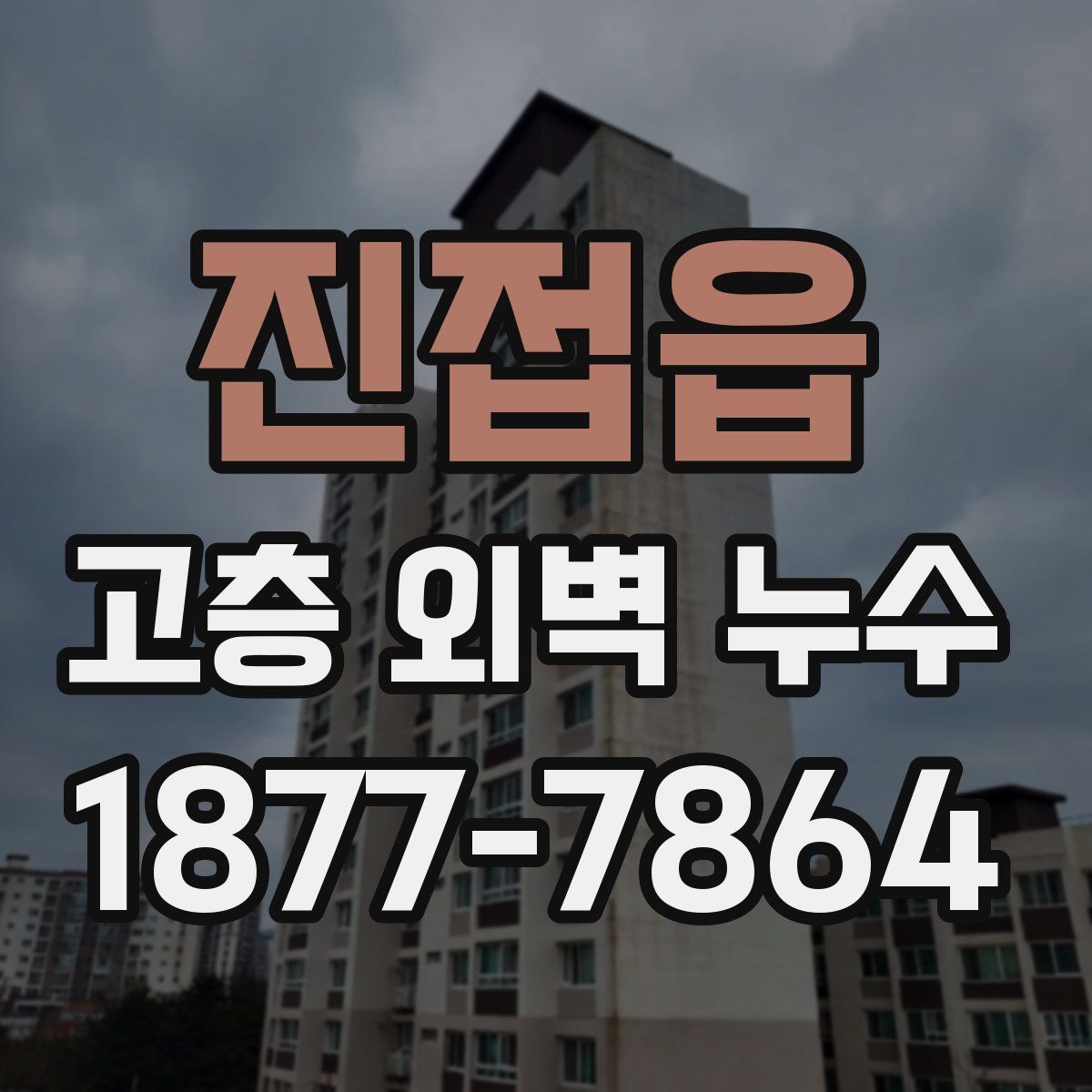 진접읍 고층 외벽 누수
