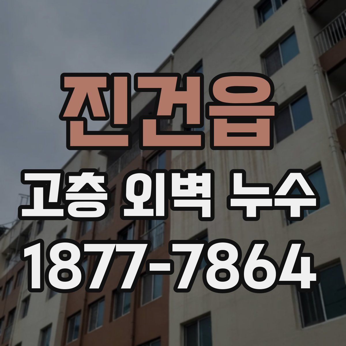 진건읍 고층 외벽 누수