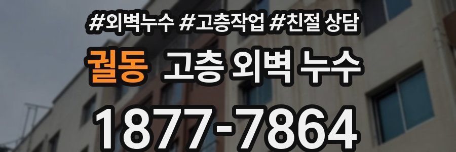궐동 고층 외벽 누수