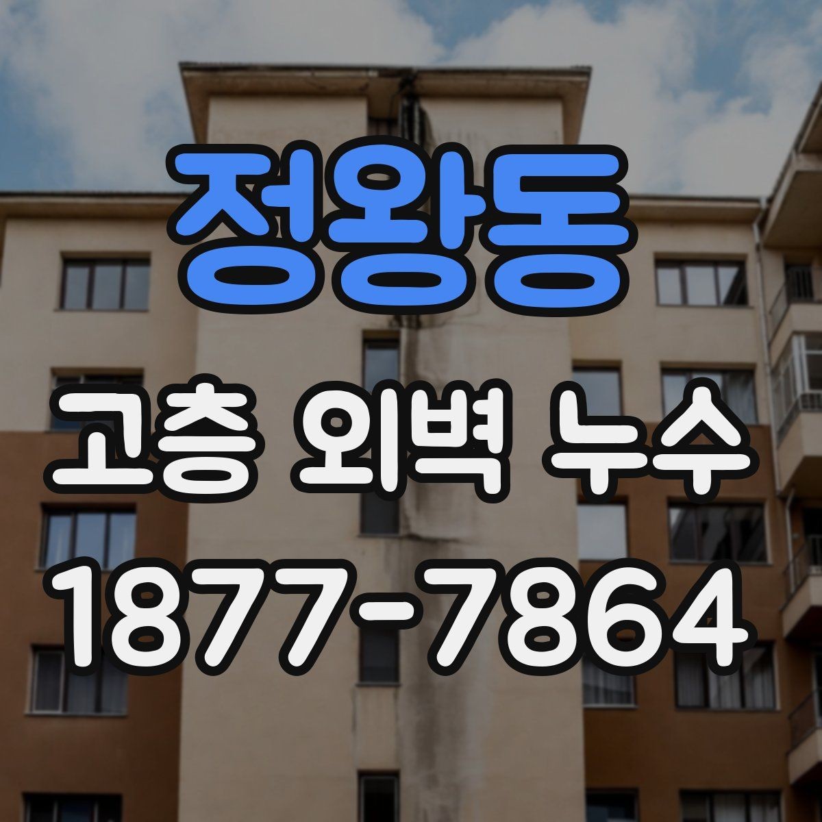 정왕동 고층 외벽 누수 진단에서 자주 놓치는 부분