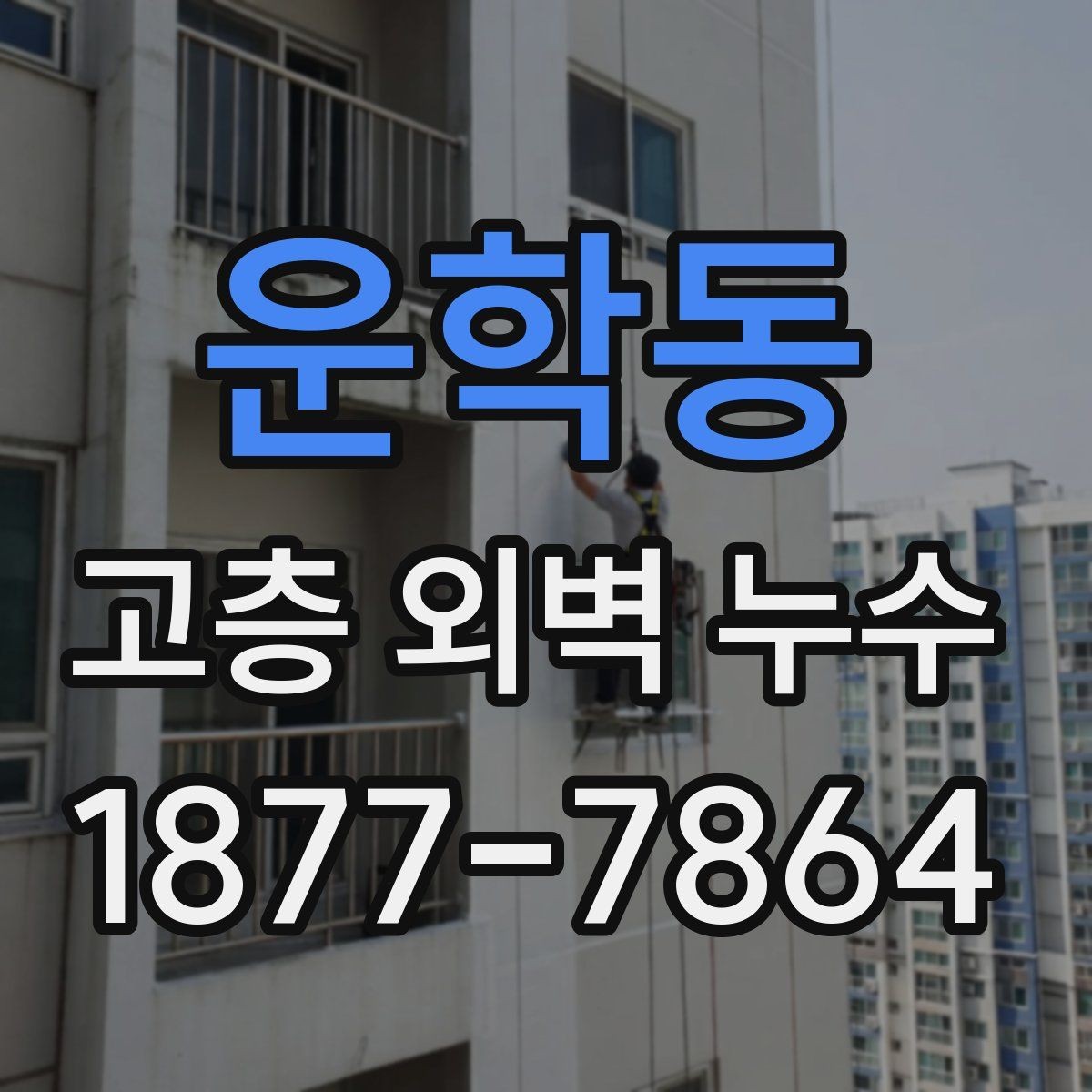 운학동 고층 외벽 누수 보수 재료 선택 시 체크할 사항