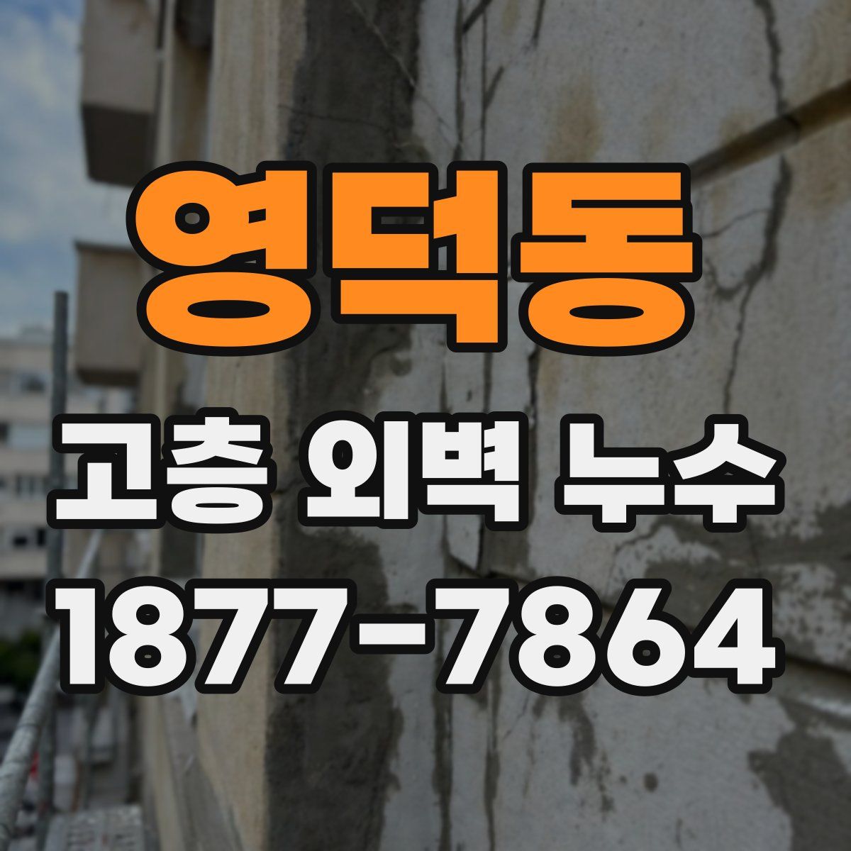 영덕동 고층 외벽 누수