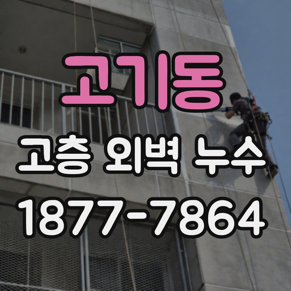 고기동 고층 외벽 누수