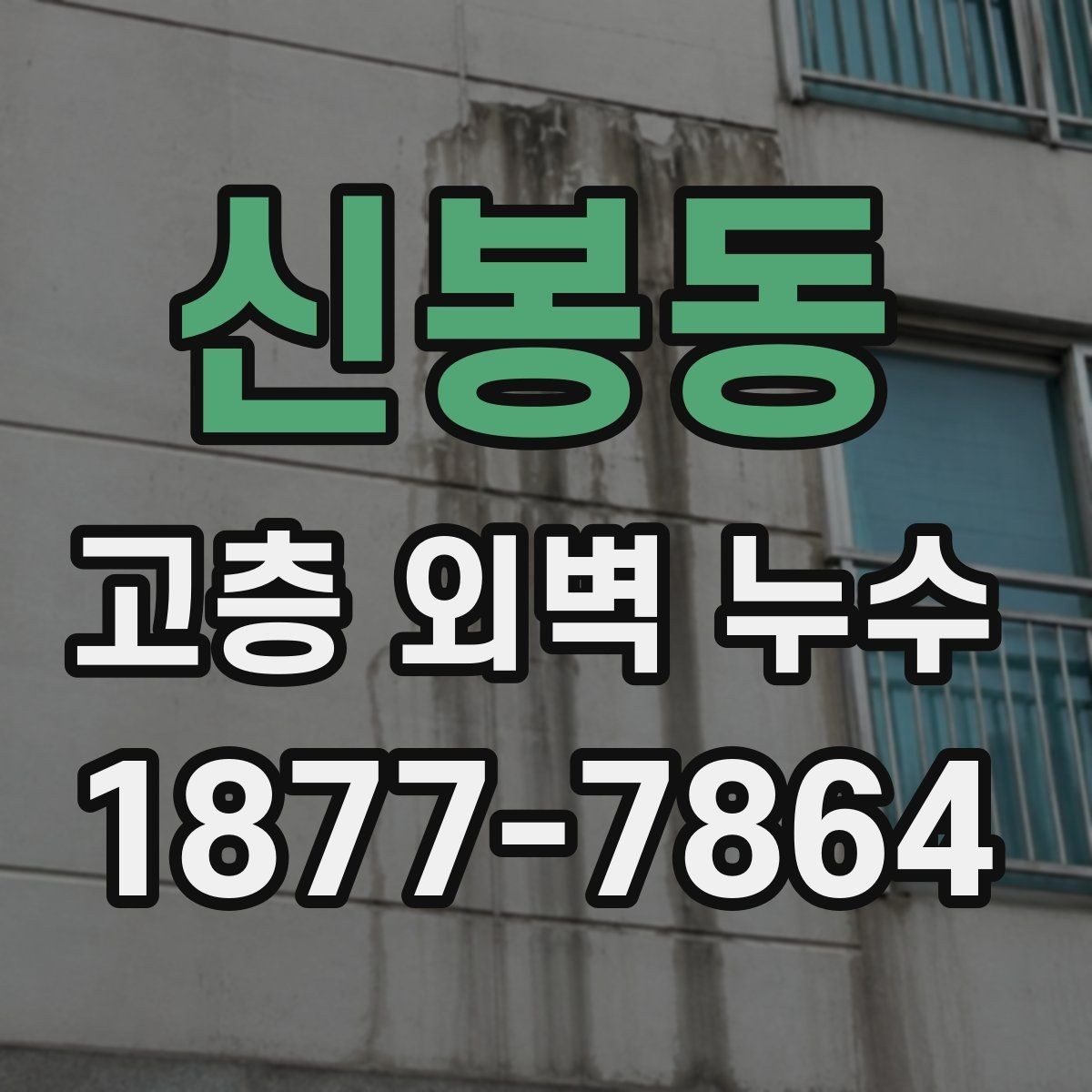 신봉동 고층 외벽 누수 원인 분석부터 보수까지의 흐름