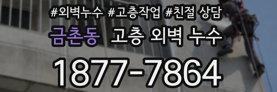 금촌동 고층 외벽 누수