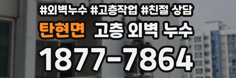 탄현면 고층 외벽 누수