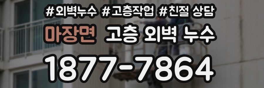 마장면 고층 외벽 누수