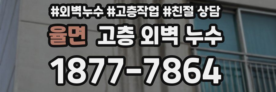 율면 고층 외벽 누수