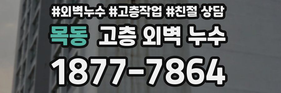 목동 고층 외벽 누수