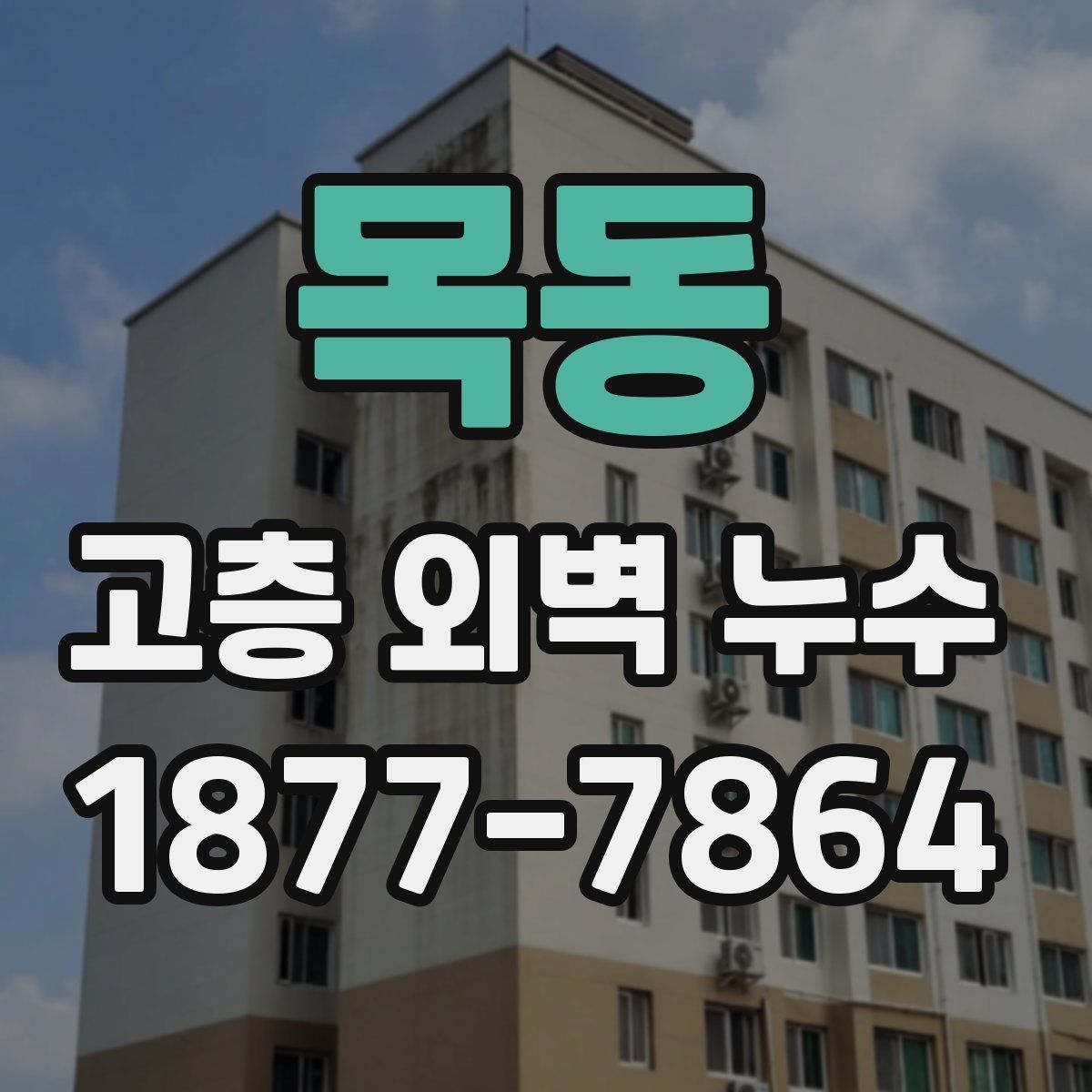 목동 고층 외벽 누수